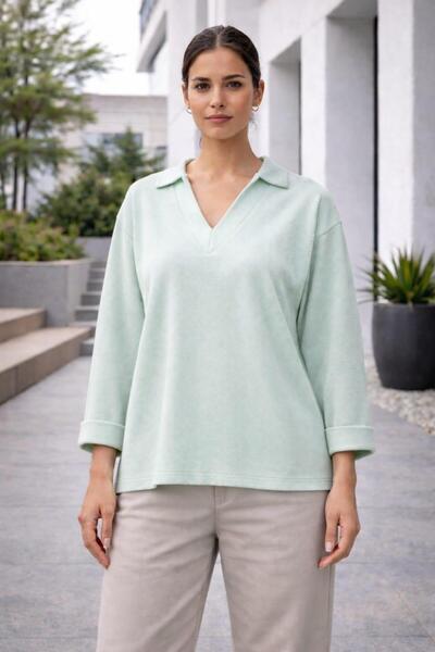 ALEXANDERGARDI V Polo Collar Oversized Blazer