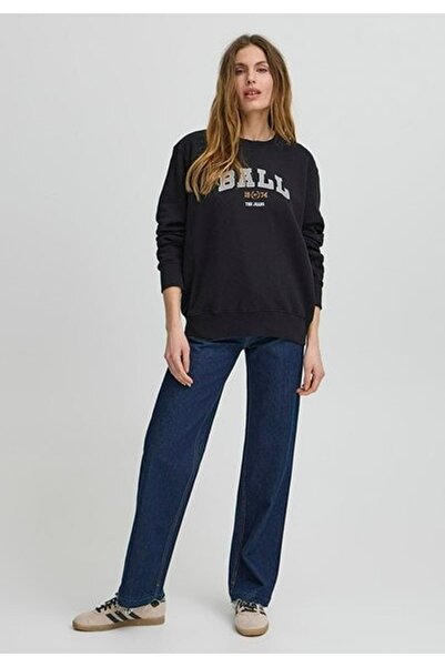 ZAVIXO Hanorac oversize pentru femei, stil stradal, cu 3 fire – Croială confo...