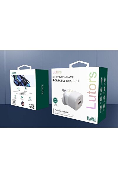 lutors شاحن جداري سريع بقدرة 20W من لوترس