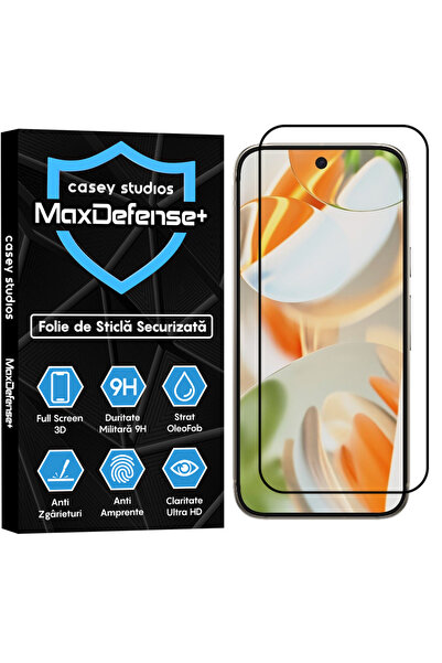 Casey Studios Folie Google Pixel 9 Pro, Full Cover 3D, Full Glue, HD, Anti Zg...