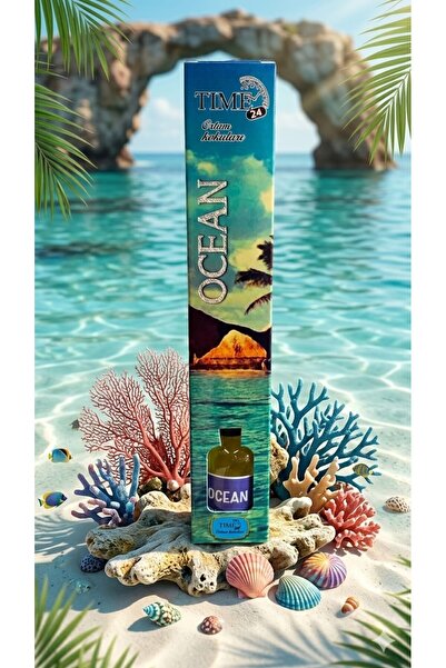 CAN TIME24 Ocean Oda Kokusu 50 ml – Çubuklu Ortam Kokusu | Ferah Deniz Esinti...
