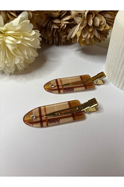 ADAA GIFT 2'li İz Yapmayan Makyaj Cilt Bakımı Klips Toka Seti