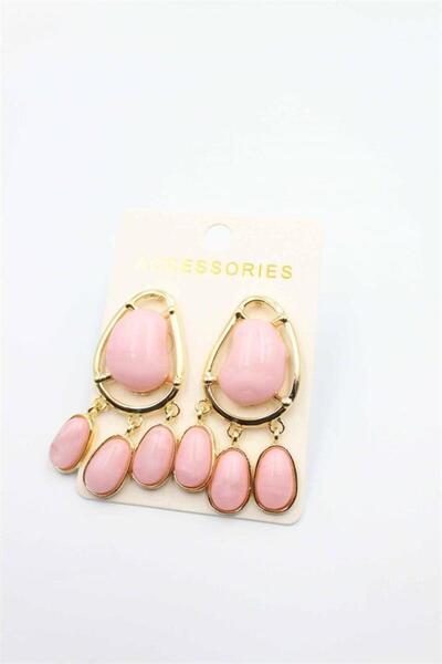 MENESSA Jewelled Earrings - Pink