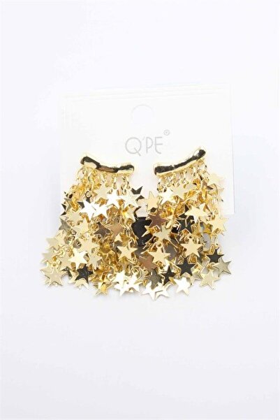 MENESSA Star Sequin Earrings - Gold