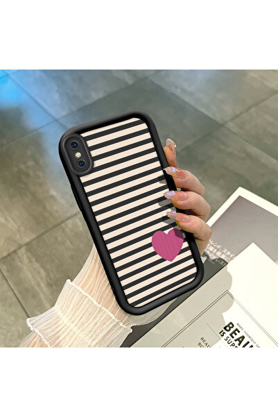 ucuc حافظة سيليكون سوداء متوافقة مع هاتف iPhone XS Max، مقاومة للصدمات مع حما...