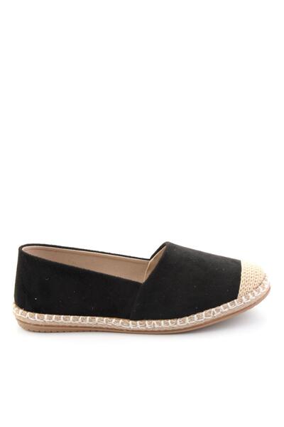 Bambi Siyah Kadın Espadril K01125010271