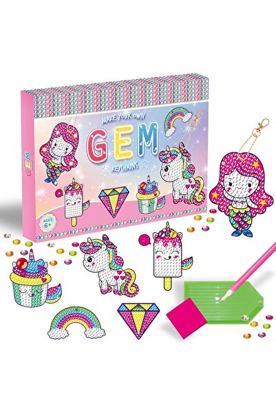 Arabest مجموعة الرسم الماسي خماسي الأبعاد، لوحة فنية ماسية مع سلاسل مفاتيح، ل...