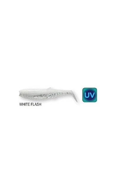 Savage Gear Cannibal Shad 6.8cm 3gr Silikon Yem Iğnesiz (ADET) White Flash