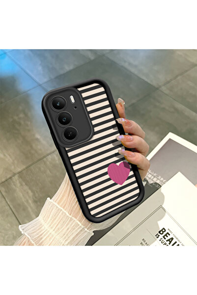 ucuc حافظة سيليكون سوداء متوافقة مع Realme C75 4G مقاومة للصدمات مع حماية للك...