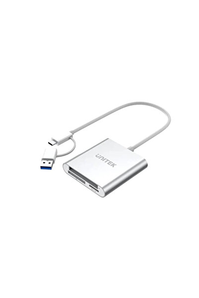 Unitek قارئ بطاقات USB-C SD/CF/MICROSD (Y-9313D)