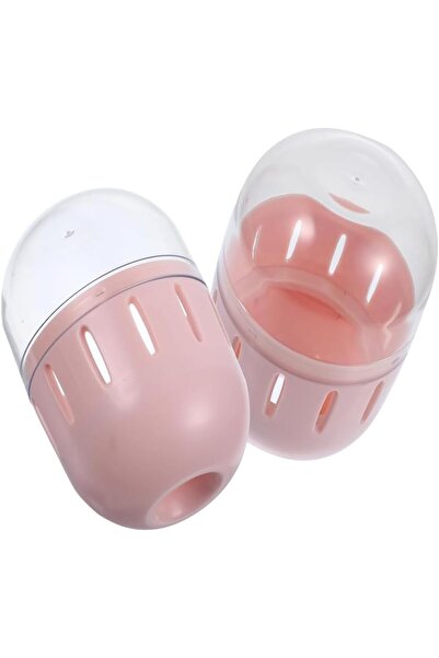 Arabest 2-Piece Beauty Sponge Storage Case, Clear Makeup Organizer with Dust-...