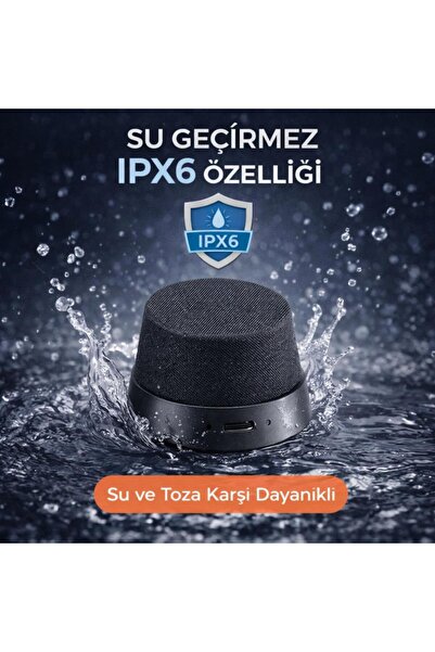 coofbe Manyetik Magsafe İle Uyumlu Taşınabilir Şarjlı Bluetooth Hoparlör Vers.5.3 Mıknatıslı Kablosu
