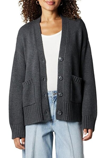 The Drop Women's Brigitte cardigan, Cotton blend,