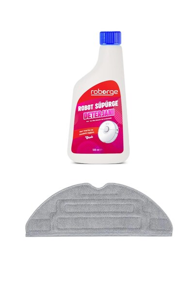 Roborge Roborock S8 Robot Aspirator cu mop + Detergent pentru aspirator robot...