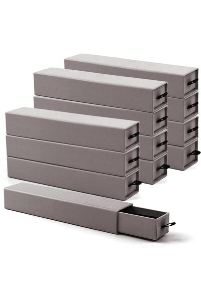 Arabest علبة هدايا للمجوهرات، عبوة من 12 علبة هدايا للمجوهرات مبطنة بالمخمل، ...