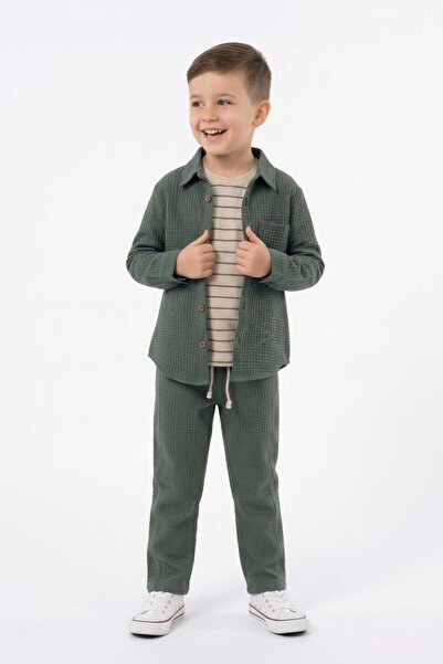 MiaBaby موسمي طقم كاجوال من 3 قطع