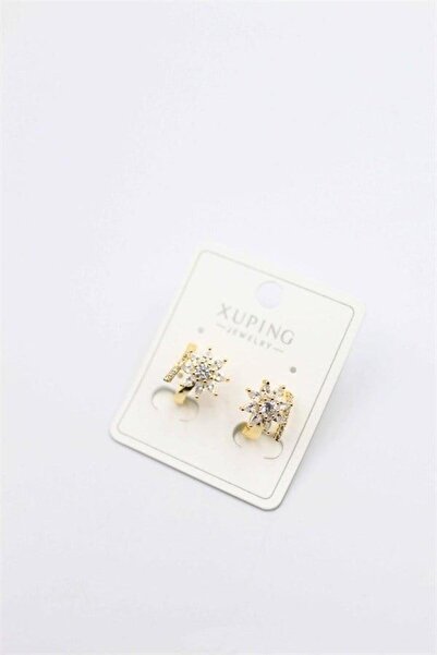 MENESSA Flower Earrings - Gold