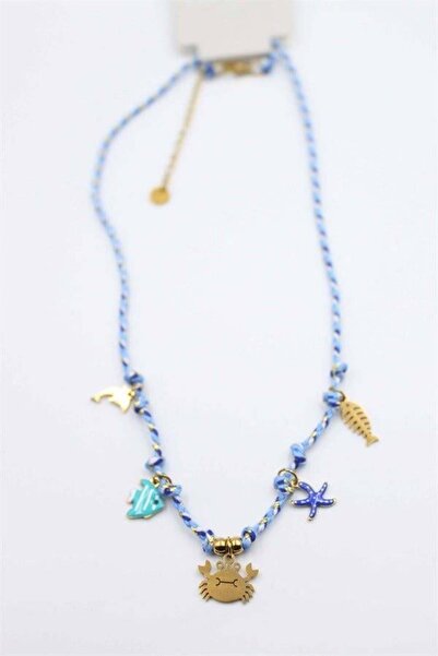 MENESSA قلادة سحر البحر - أزرق