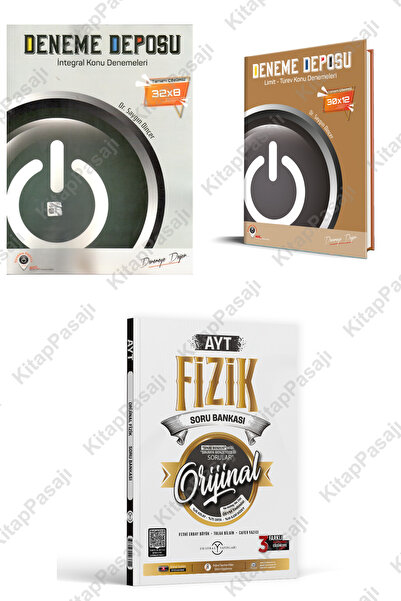 Orijinal Yayınları AYT Fizik Soru Bankası ve Deneme Deposu AYT Limit Türev İn...
