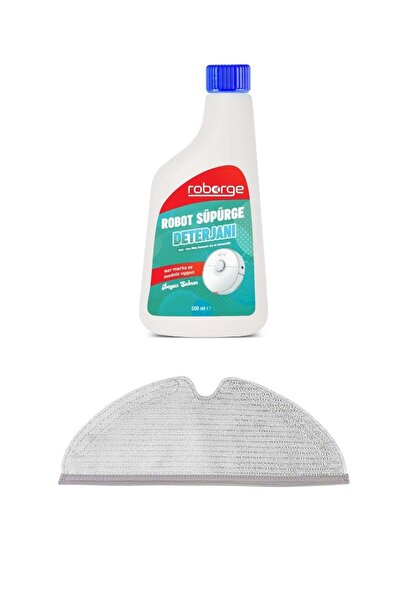Roborge Roborock Q8 Max + Pânză de mop pentru aspirator robot + Detergent pen...