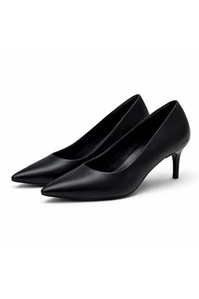 PATRON SHOES Genuine Leather Stiletto 6 cm Heeled Elegant Pointed Toe Women's...