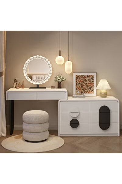 KEKE Elegant LED Mirror Dressing Table – Perfect Blend of Functionality and C...