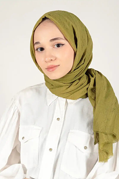 Madame Polo LORENA - - BAMBUKRAŞ - ŞAL - YAĞ YEŞİLİ