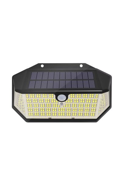 SimpluAcasa Solar Wall Lamp with 266 LEDs, Motion Sensor and 3 Lighting Modes