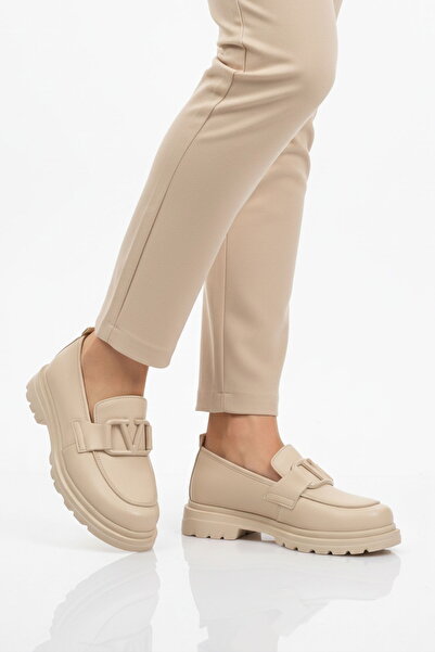 Aspor Beige women's casual shoes