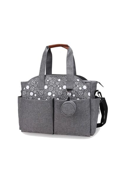 Arabest Portable Baby Diaper Tote Bag, Large Capacity, Adjustable Shoulder St...