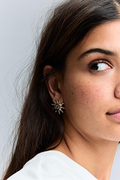 Bershka Güneş figürlü küpe