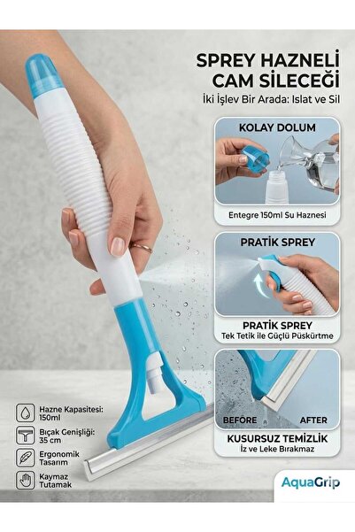 ASG SPREYLİ SU HAZNELİ PRATİK CAM SİLECEĞİ