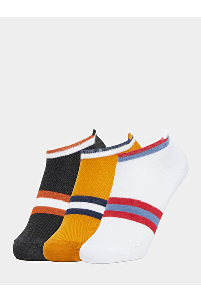 Styli Pack of 3 - Striped Detail Ankle Socks