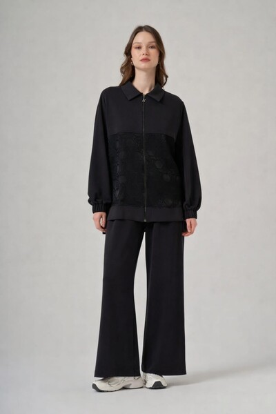 Nuss 1048 cu model detaliu vipușcă Set pantaloni tip hanorac