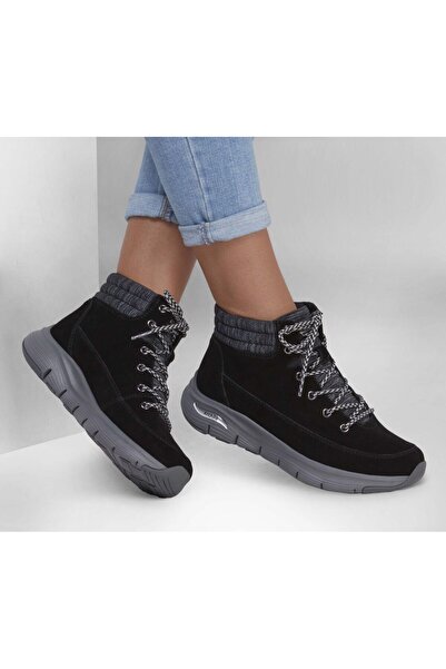 SKECHERS Ghete de drumeție Arch Fit Smooth pentru femei, negre, mărimea 40, c...