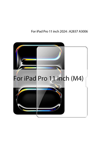 Choice6 واقي شاشة زجاجي مقوى عالي الدقة لجهاز iPad Pro M4 11 بوصة، قطعتان، مت...