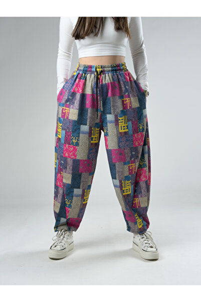 COCOPELLI Ethnic Chinese Patchwork Women's Pants Coc2960