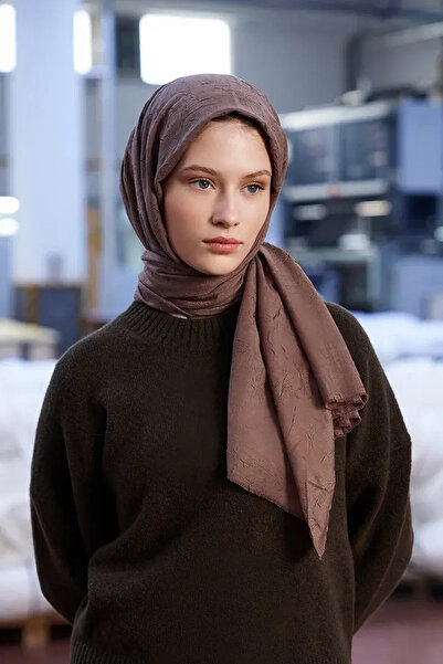 Madame Polo LORENA - - BAMBUKRAŞ - ŞAL - TOZLU KAHVE