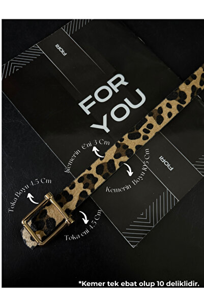 Fiori Kare Buckled Women's Belt I, Pants Belt I, Jacket Belt I, Dress Belt I