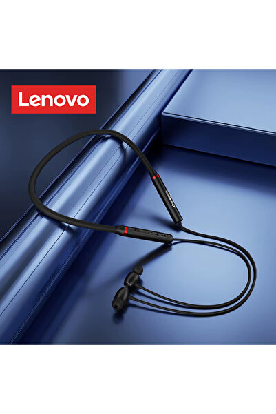 Choice3 Lenovo Black Original HE05X Pro Bluetooth Sports Neckband Earphones H...