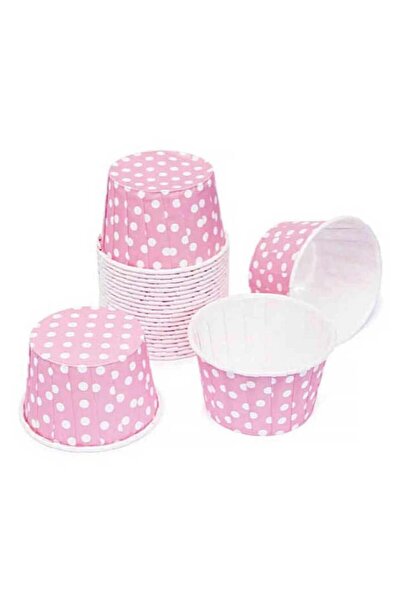 Vipfoni Oven-Safe Greaseproof Paper P Polka Dot I Muffin Cupcake Mold 50 Pieces