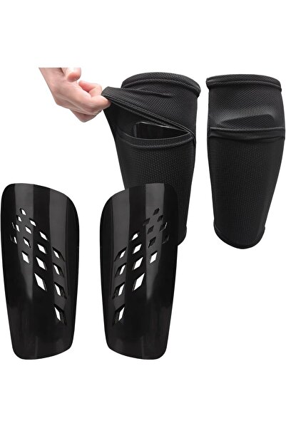 Arabest واقيات ساق كرة القدم بأكمام - واقيات ساق كرة القدم يصعب خلعها