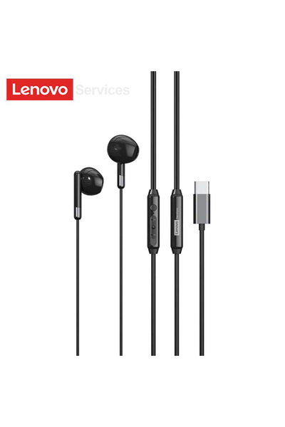 Choice1 Lenovo Grey Type-C Y106 3.5mm TypeC Wired Earphone With Microphone In...