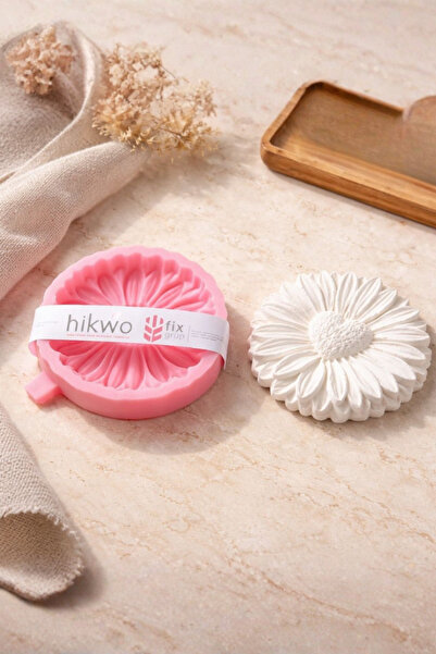 Hikwo Kalpli Papatya Silikon Kalıbı - Taş Tozu Kalıbı - Mum Kalıbı - Döküm Ka...