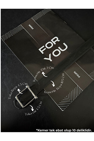 Fiori Kare Buckled Women's Belt I, Pants Belt I, Jacket Belt I, Dress Belt I