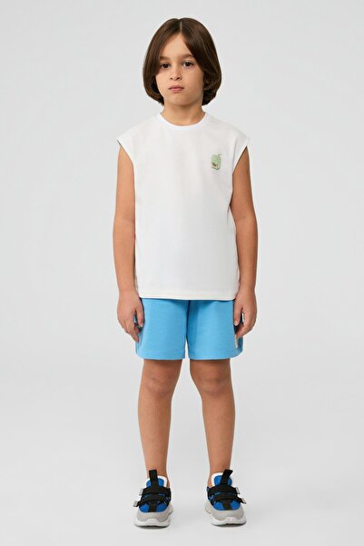 NBT BSC BG Store Boy's White Tank Top