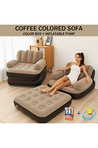 Generic Inflatable outdoor adult recliner sofa and multi-functional five-in-o...