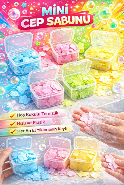HİROS'H 1 Adet Çok Dilimli Taşınabilir El Sabunu | Kamp Çocuk Tuvalet Pratik ...