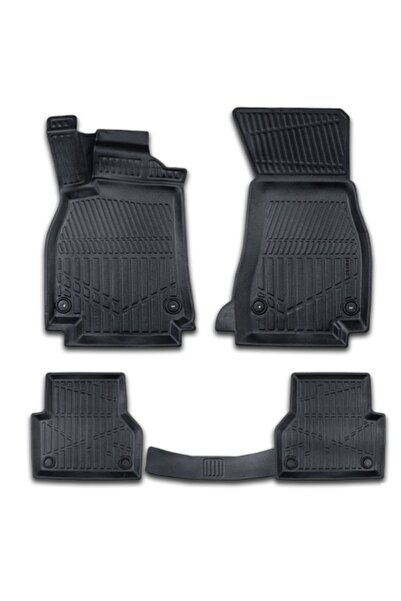 DELUXETUNING Set covorașe de cauciuc pentru interior Audi A6 C8 2018->