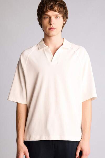 DeFacto Тениска с поло яка и свободна кройка H2600AX26SP